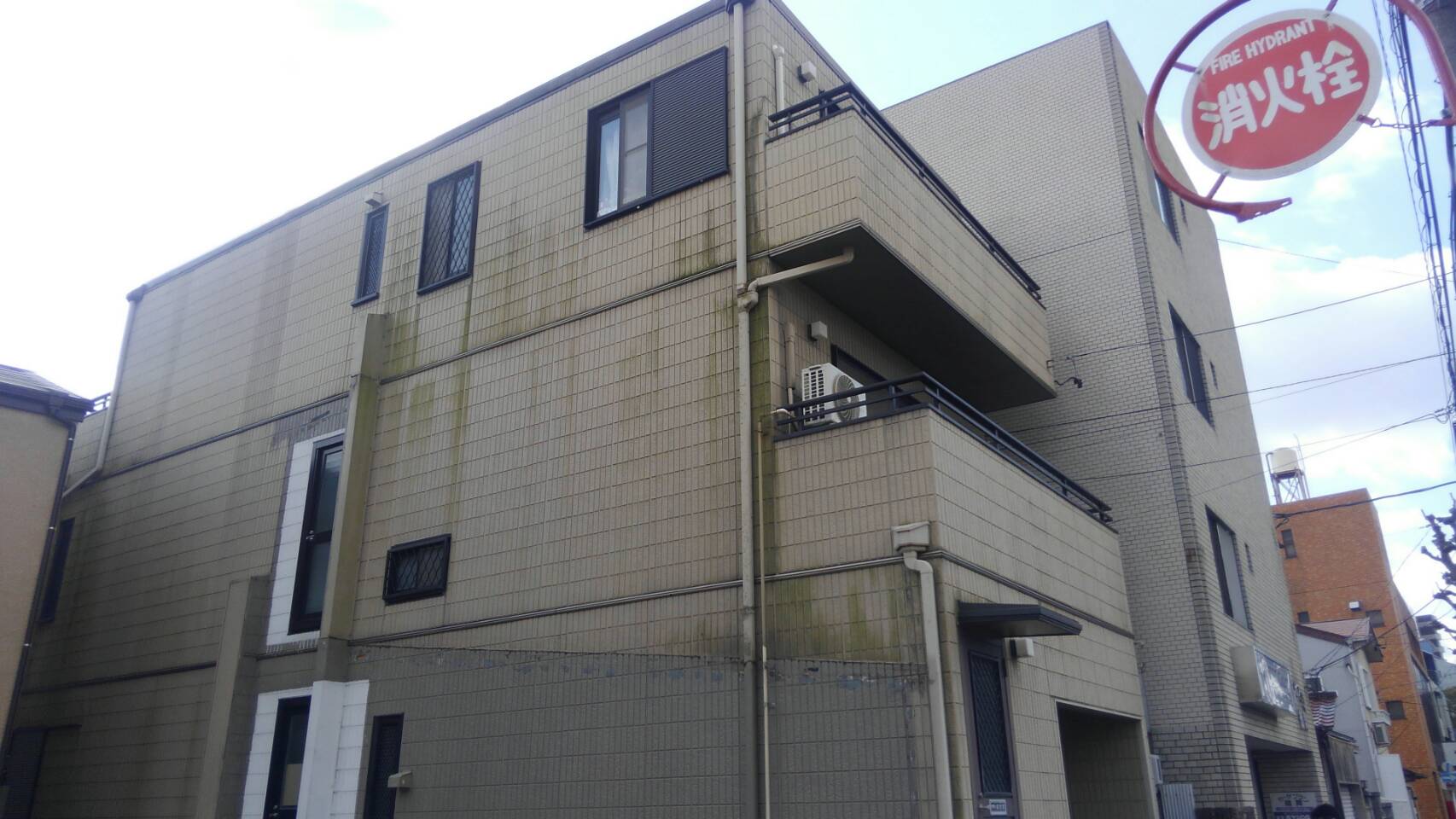 外壁塗替え前 名古屋市昭和区住宅塗替え工事
